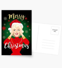 Blonde Christmas Postcards