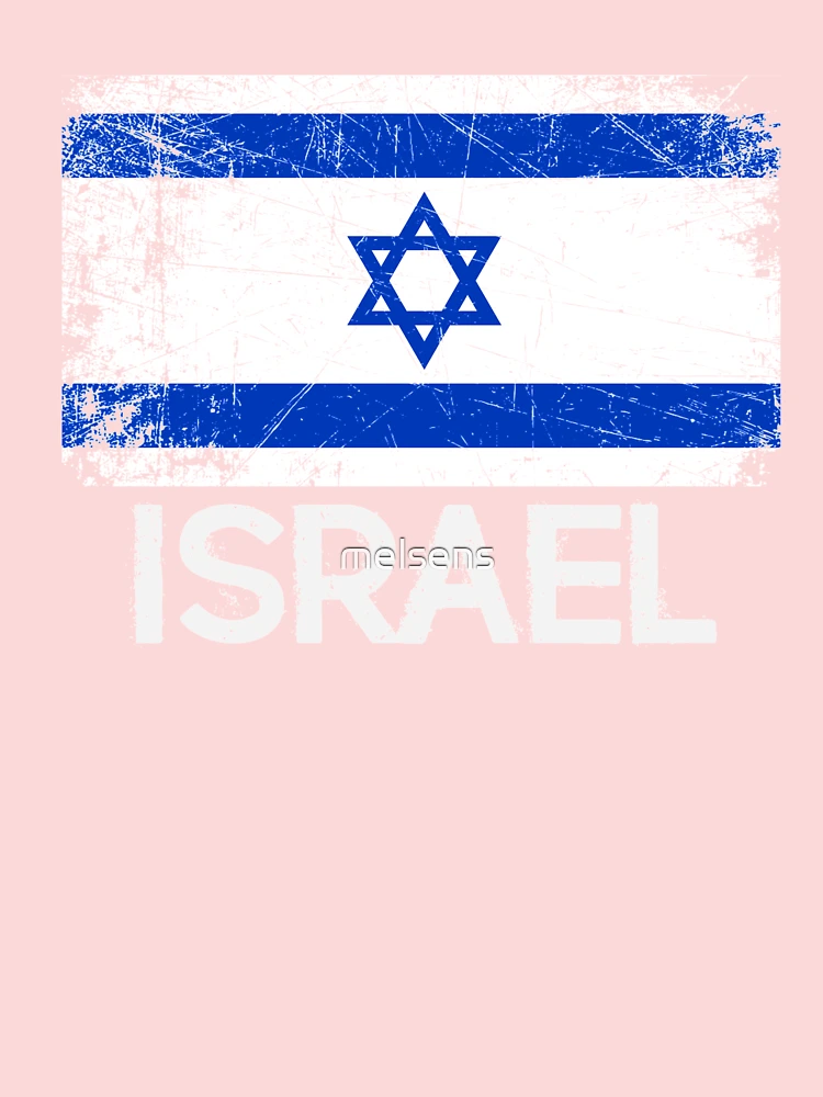 National Flagge im Vintage Design Israel Flag of Israel