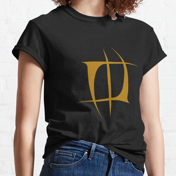 Mourning Widows Nuno Tattoo Gold Colour Logo Emblem Classic T-Shirt