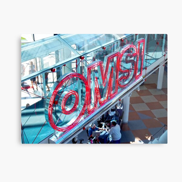 Omsi Sign Portland Oregon Metal Print