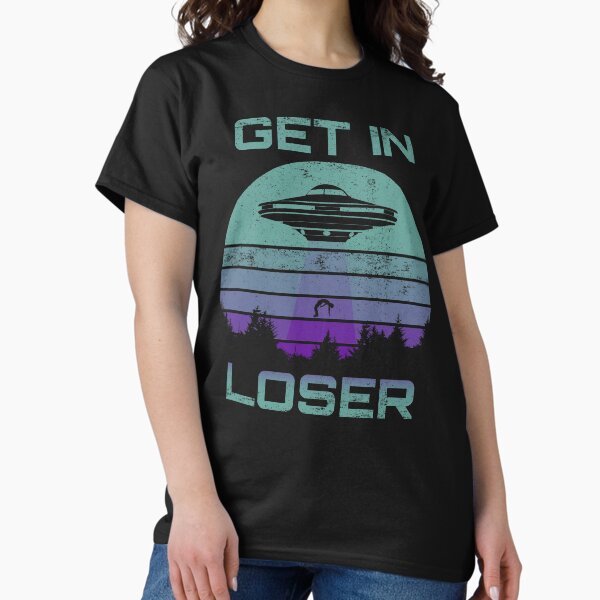 Vista previa del artículo con la obra «Camiseta OVNI de Get In Loser», diseñado y vendido por BCreative4U.