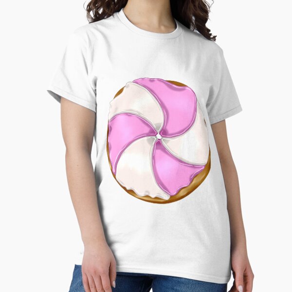 Strawberry White Chocolate Swirl Donut Classic T-Shirt