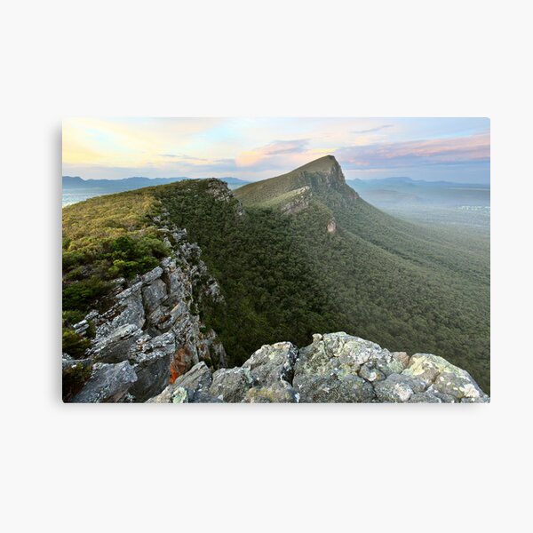 Sentinel Peak guards the Twilight, Grampians, Australia Metal Print
