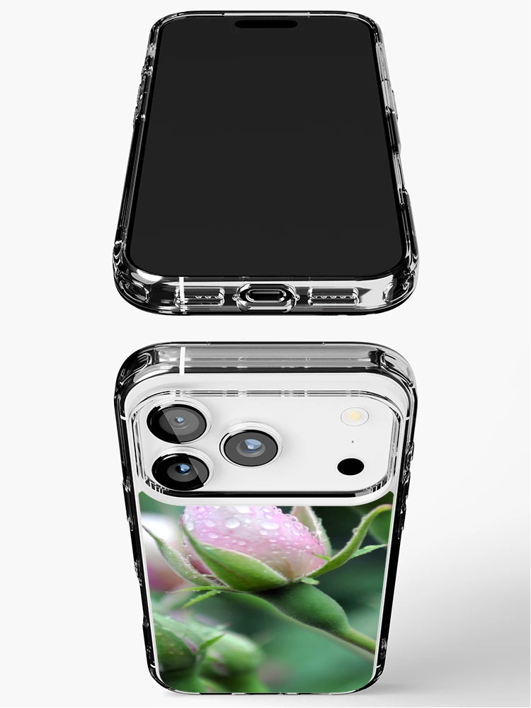 Thumbnail 3 of 5, iPhone Case, Pink Roses designed and sold by Blue Robin.
