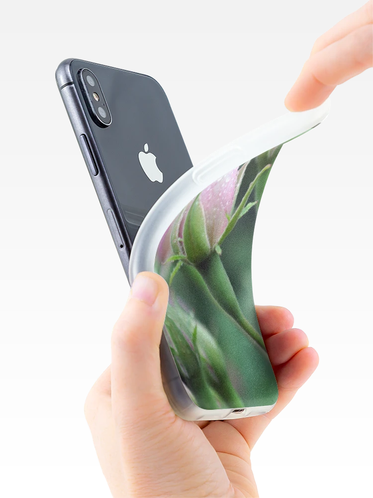 Thumbnail 4 of 5, iPhone Case, Pink Roses designed and sold by Blue Robin.