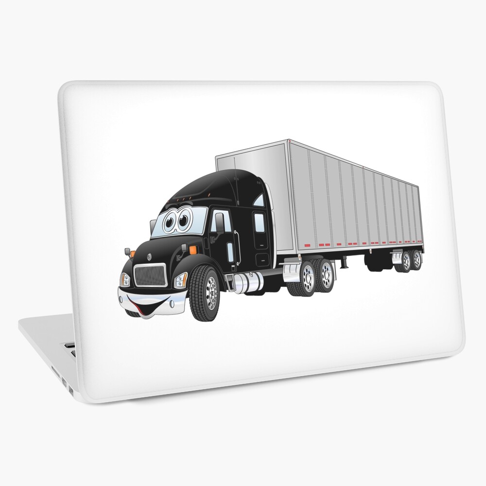3D Illustration von Foodtruck Transporten, LKW, LKW, up, van