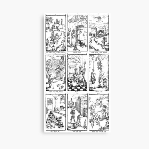 Nine Gates of the Kingdom of Shadows Canvas Print