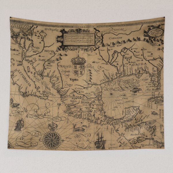 Item preview, Map of Mexico and surrounding area (1600) designed and sold by allhistory.