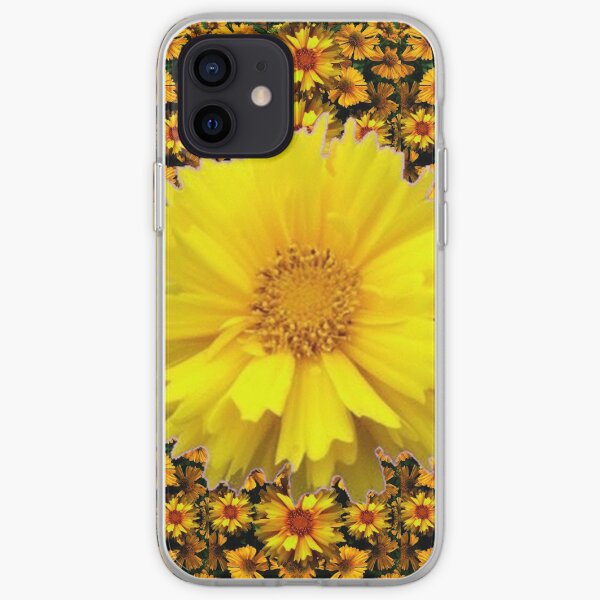 YELLOW COREOPSIS FLOWER GARDEN PATTERN iPhone Soft Case