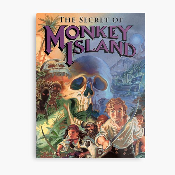 El secreto de Monkey Island Lámina metálica