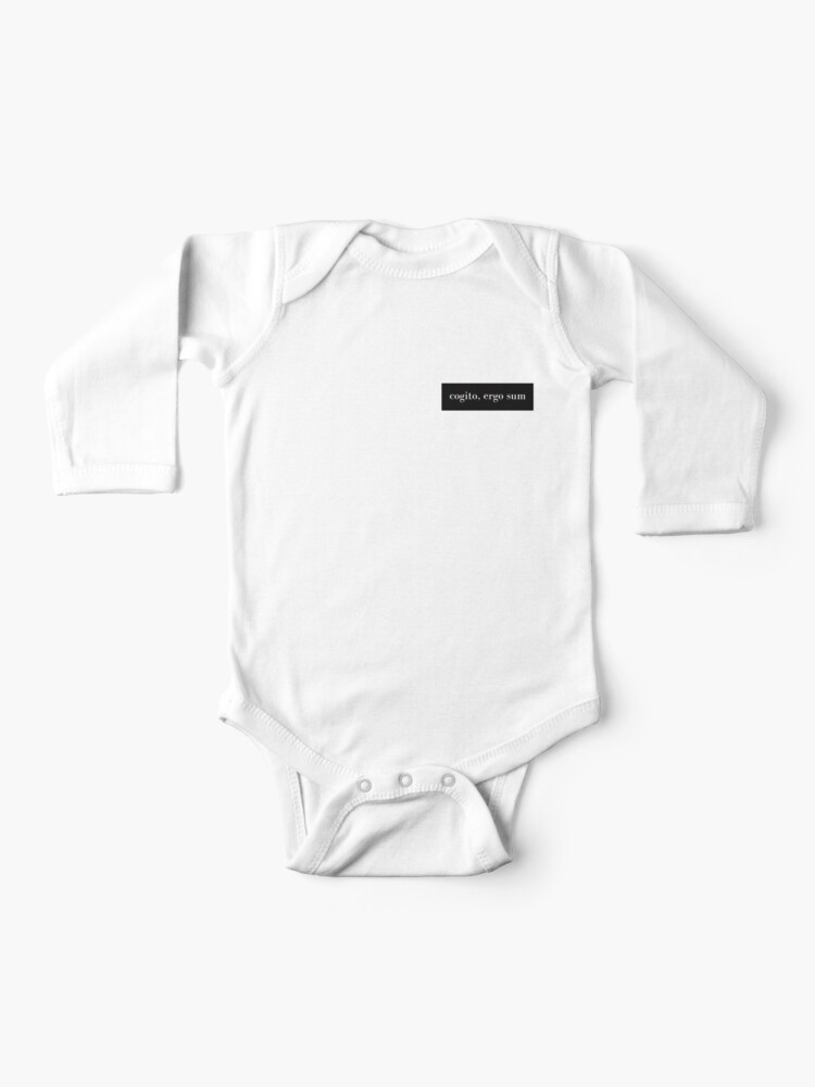 Cogito Ergo Sum Baby One Piece By Payto Fran Redbubble
