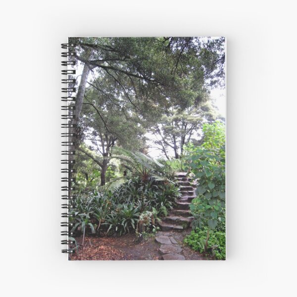 Up the Garden Steps Spiral Notebook