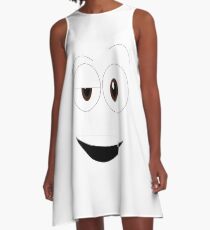 Funny Smiley A-Line Dress
