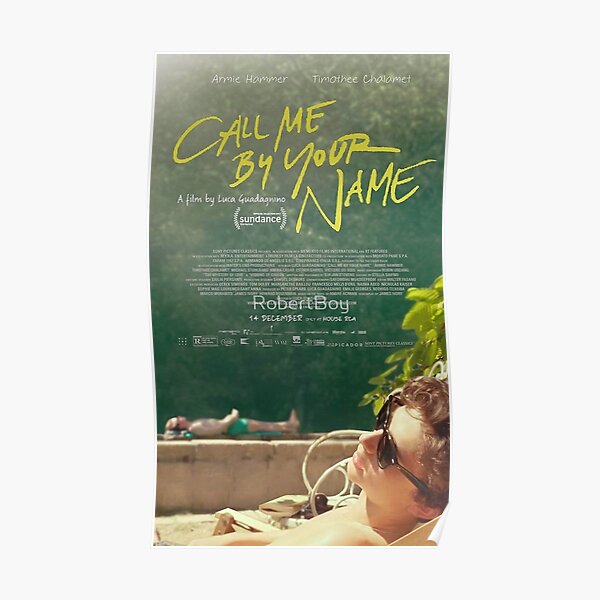 A3 A4 Sizes Call Me By Your Name Movie Poster or Canvas Art Print