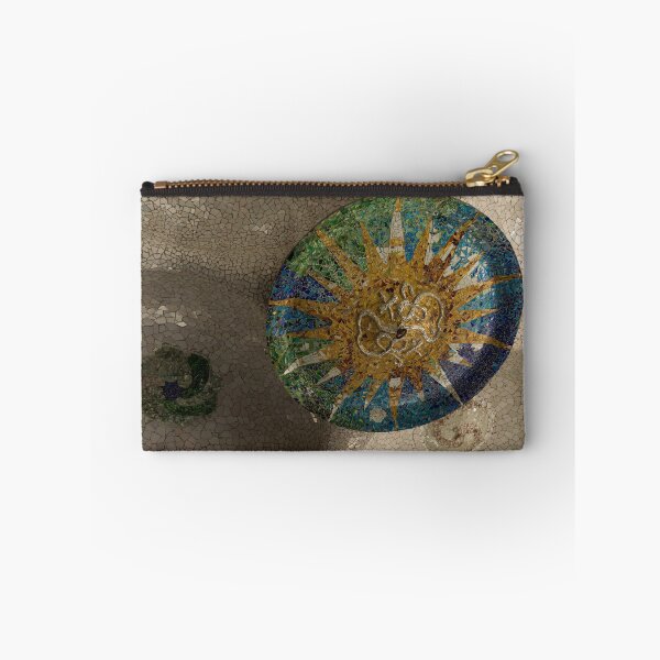Item preview, Stylized Sun - Antoni Gaudi Ceiling Medallion at Hypostyle Room in Park Guell - Right Horizontal designed and sold by Georgia Mizuleva.