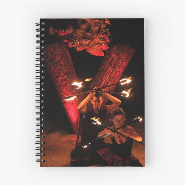 Item preview, Fire twirlers designed and sold by Robyn Lakeman.