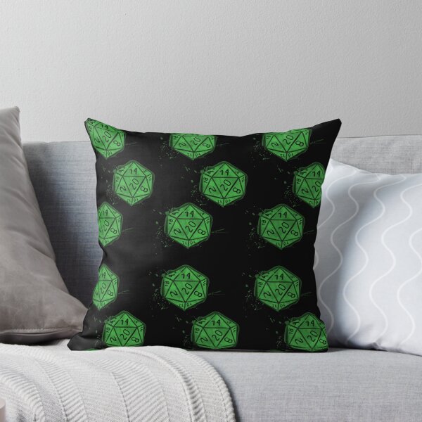 Item preview, D20 - Dice - Tabletop Game - Role Playing - Dnd - Green - Roll Initiative - Gaming - Shirt - Gift - Sticker designed and sold by WishingInkwell.
