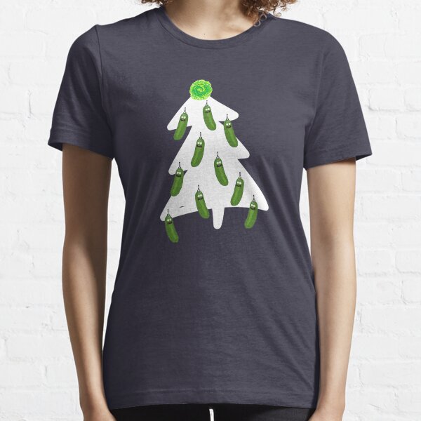 Pickle Rick Christmas Tree Essential T-Shirt