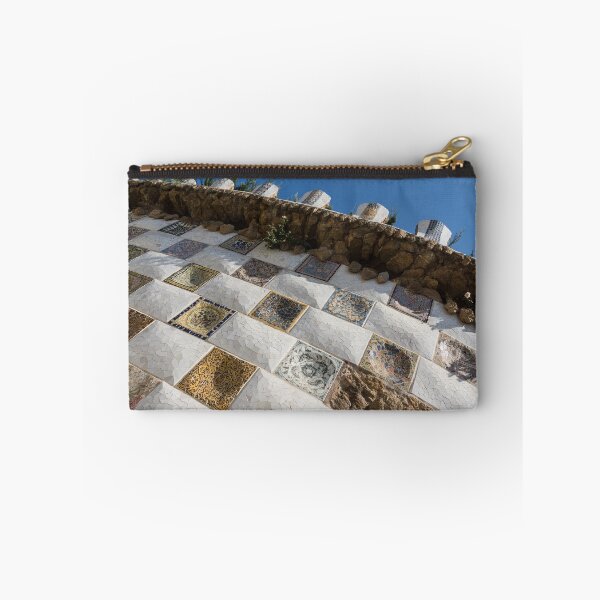 Item preview, Capricious Trencadis Mosaics - Antoni Gaudi Tiles at Park Guell in the Hot Mediterranean Sun designed and sold by Georgia Mizuleva.