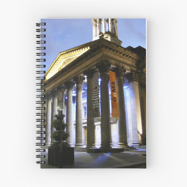 Item preview, Glasgow's Gallery of Modern Art at night designed and sold by Matthew Colvin de Valle.