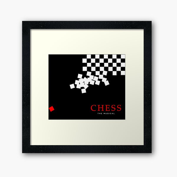 Echecs La Musique Impression encadrée