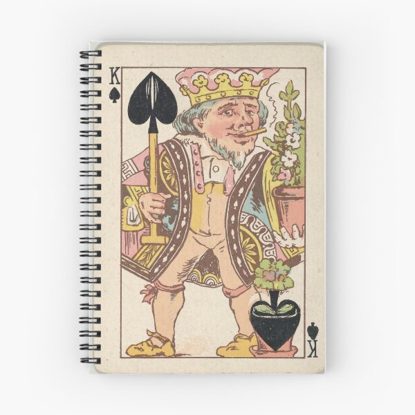 Item preview, Vintage King of Spades Playing Card Illustration designed and sold by BravuraMedia.