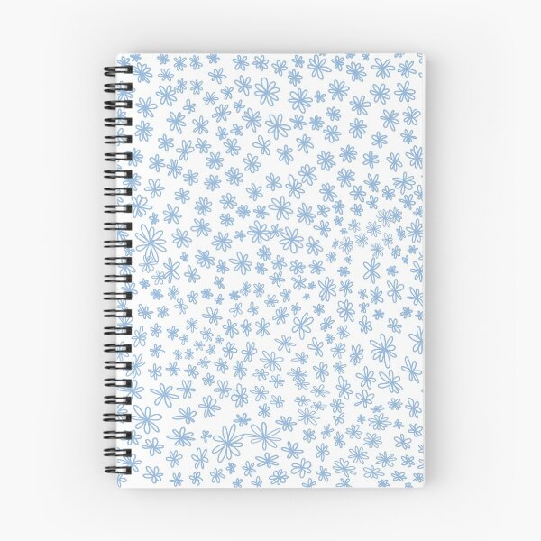Item preview, Blue flowers  designed and sold by niknakletters.