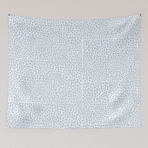Item preview, Blue flowers  designed and sold by niknakletters.