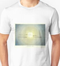 Vintage Sonnensystem Orbital Diagramm (1846) Slim Fit T-Shirt