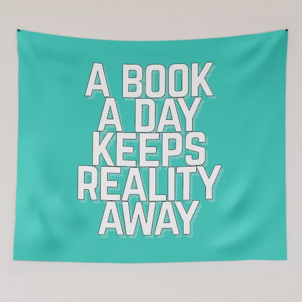 Item preview, A Book A day Keeps Reality Away designed and sold by Lightfield.