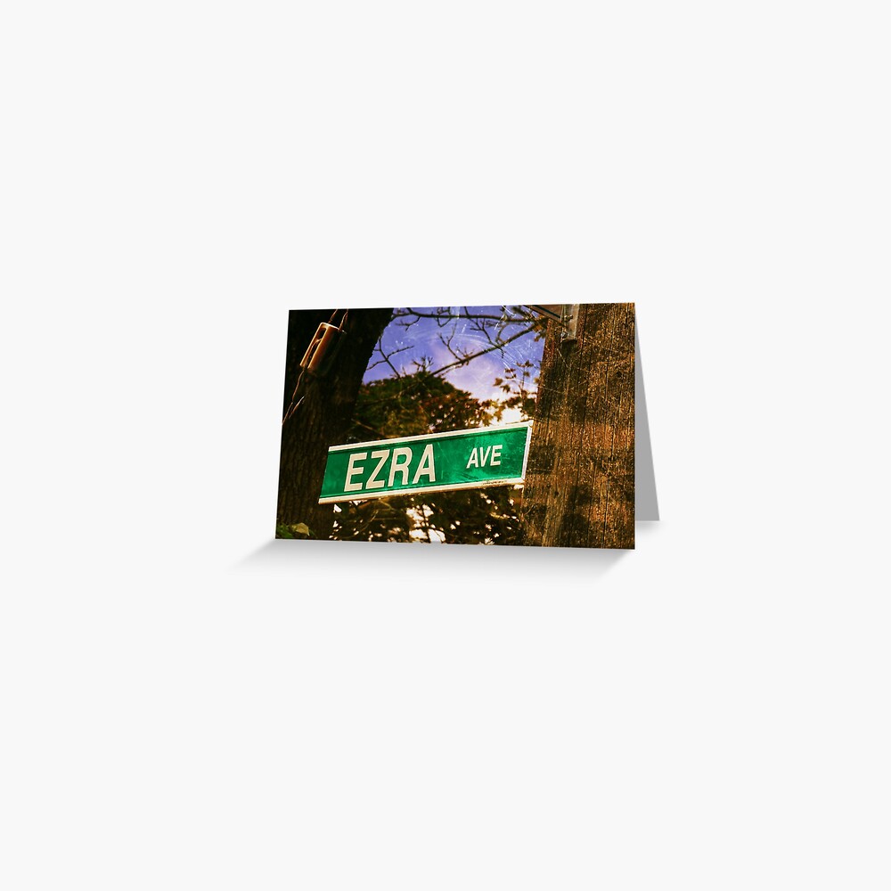Ezra Greeting Card