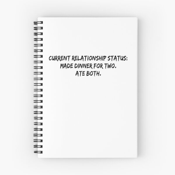 Item preview, Current Relationship Status: Made Dinner For Two, Ate Both - Single Person T-shirt designed and sold by T-shirt For You.