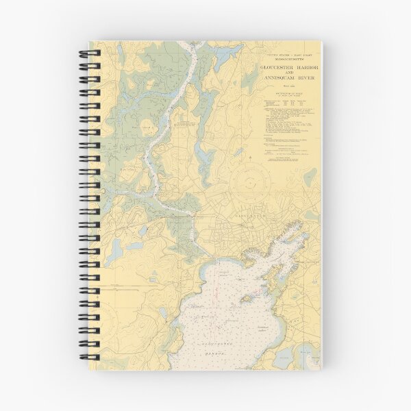 Item preview, Vintage Map of Gloucester MA (1949) designed and sold by BravuraMedia.