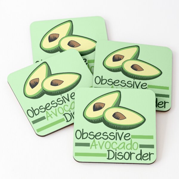Item preview, Funny Obsessive Avocado Disorder designed and sold by Epic Love Designs.