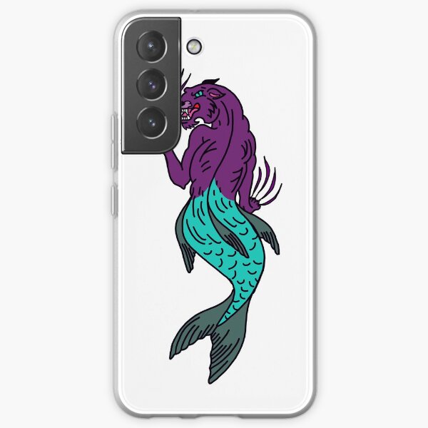 Purple Mer-Panther Samsung Galaxy Soft Case