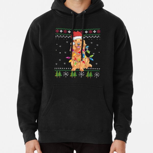 golden retriever christmas sweatshirts