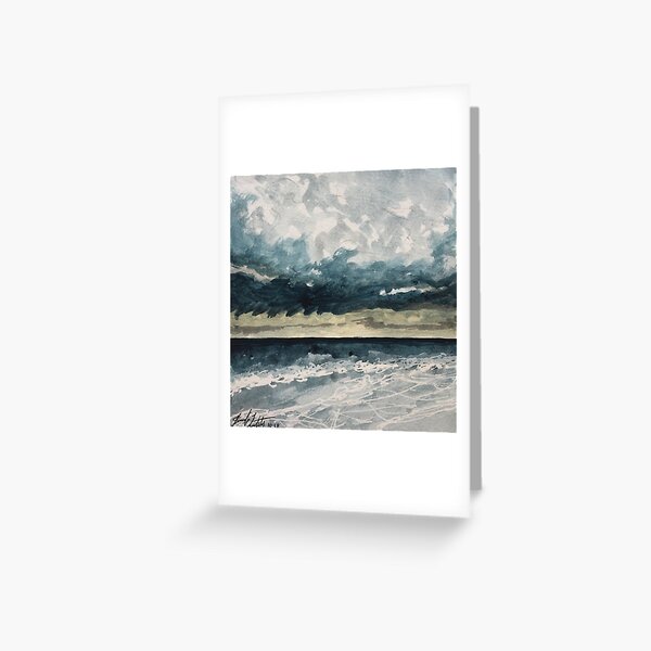 Dark Seas Greeting Card