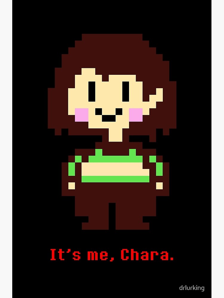 Undertale Chara Hd Original Greeting Card By Drlurking Redbubble