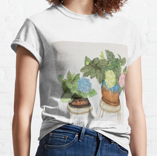 Potted Hydrangeas Classic T-Shirt