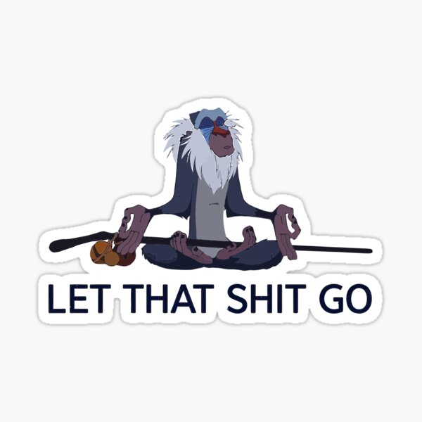 meditar Pegatina