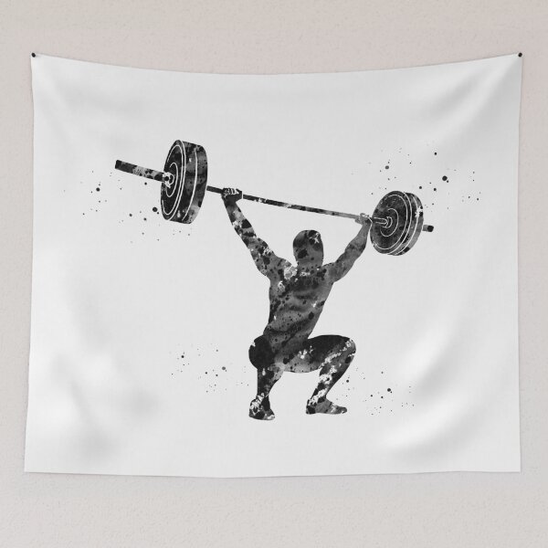 Item preview, Male weightlifter designed and sold by Liededrom..