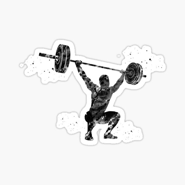 Item preview, Male weightlifter designed and sold by Liededrom..