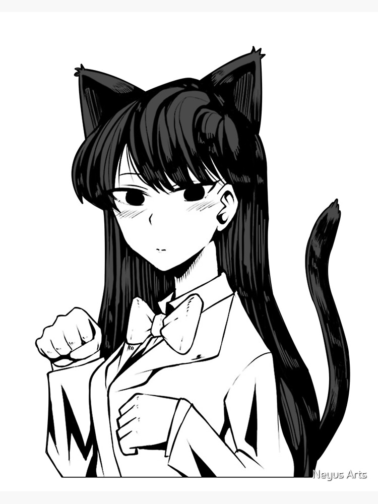 Neko manga. Коми Сан кошка полный рост. Komi San 18 Cat.