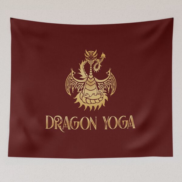Item preview, Golden Dragon Yoga designed and sold by jitterfly.
