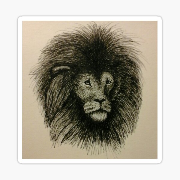 Lion Sticker