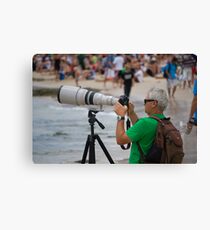Photographer - Quicksilver Pro - Snapper Rocks - Australia Canvas Print