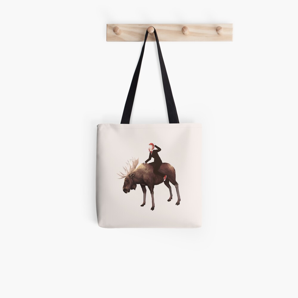 Mod Moose | Digital Illustration Tote Bag