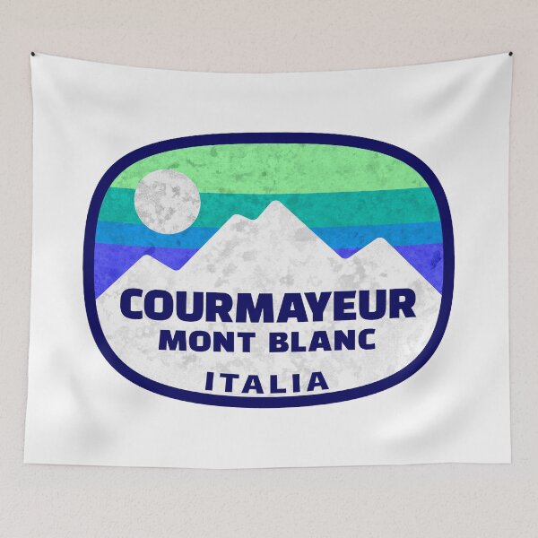 Item preview, Ski Courmayeur Italy Skiing Mont Blanc Italia Matterhorn designed and sold by Travel Time.