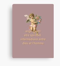 Aesthetic and Stylish Angel Definition Print Canvas Print