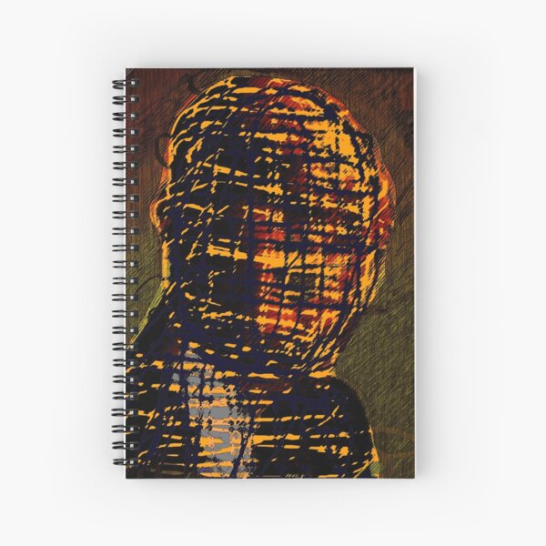 MAN IN THE BURBERRY MASK Spiral Notebook